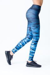 Blue Camo Legging