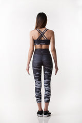 Black Camo 7/8 Legging