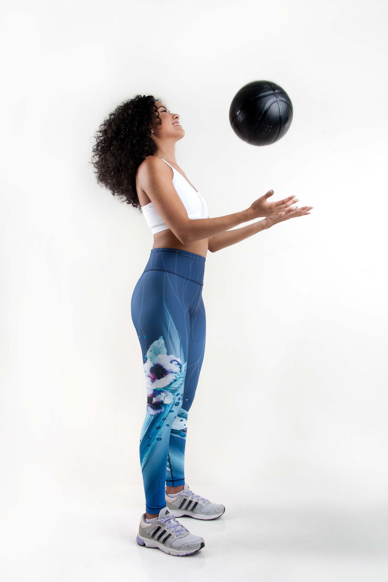 Paint Me Nature Legging - Navy